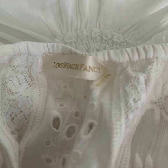 Loveshackfancy Niko Ruffled Eyelet Maxi Dress size 4 - Picture 7 of 11